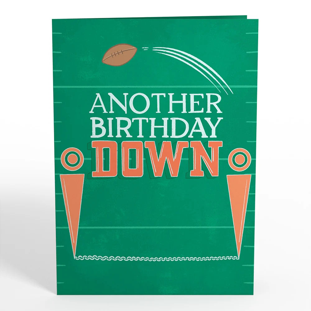 Lovepop Another Birthday Down Football Pop-Up Card