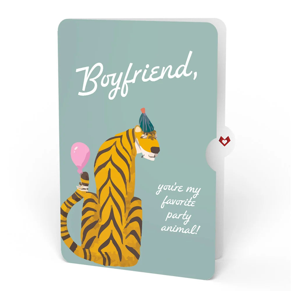 Lovepop Party Animals Birthday Pop-Up Card and Sentiment Set for Boyfriend