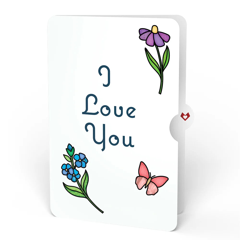 Lovepop Garden Glow Love Suncatcher Bouquet and Sentiment Set Glass