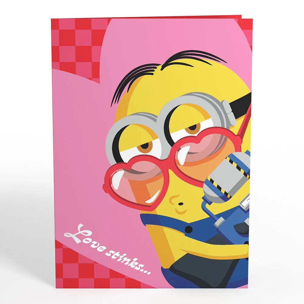 Lovepop Minions Love Stinks Pop-Up Card
