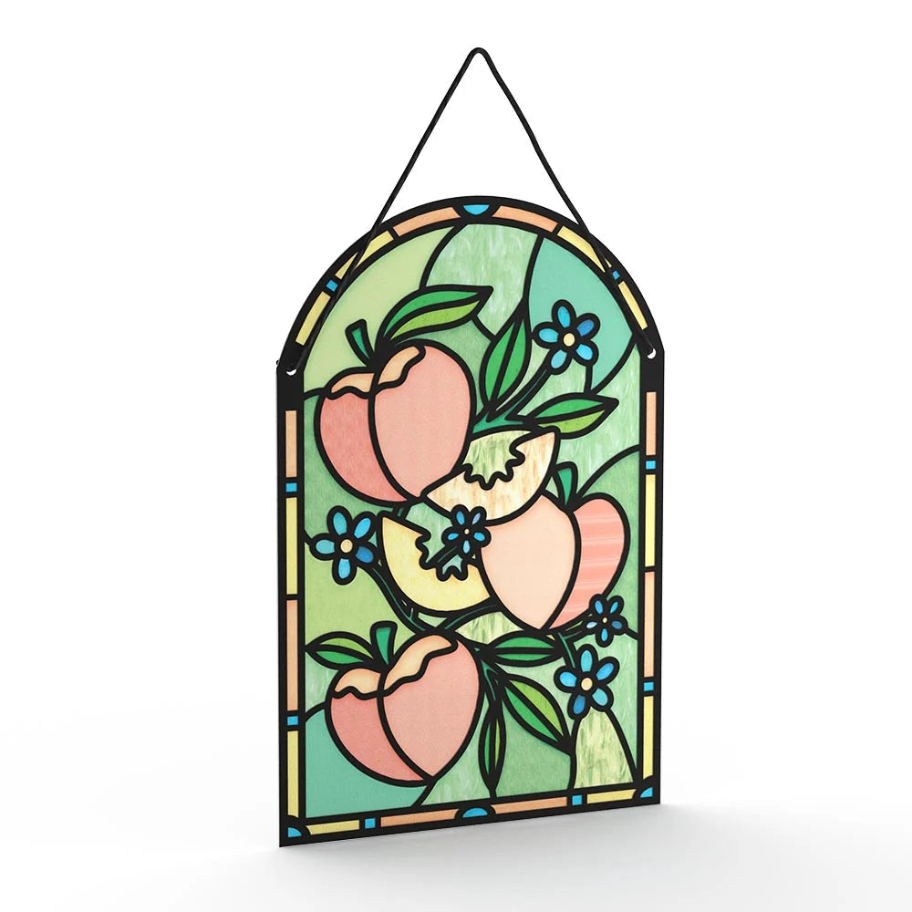 Lovepop Peachy Birthday Peaches Suncatcher Card