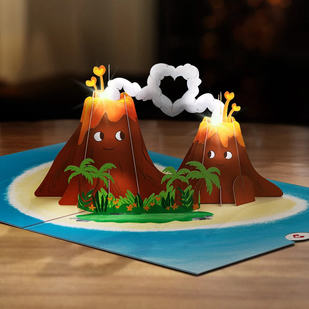 Lovepop Whimsical Love Light-Up Pop-Up Card 3-Pack