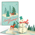 Lovepop Season’s Greetings Snowman Pop-Up Card