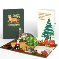 Lovepop Meowy Little Christmas Cats Pop-Up Card and Blessing Tree Sentiment Set Cream