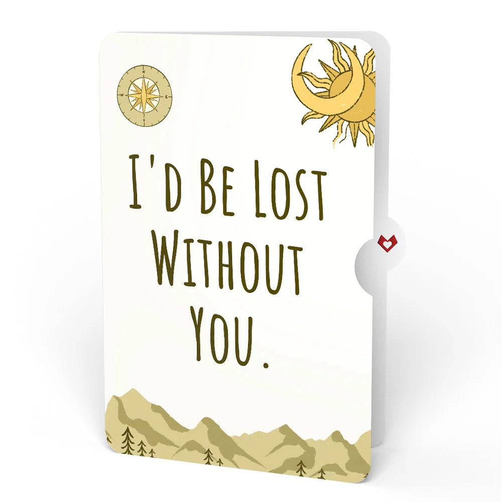 Lovepop Guiding Compass Appreciation Pop-Up Card and Sentiment Set Cream