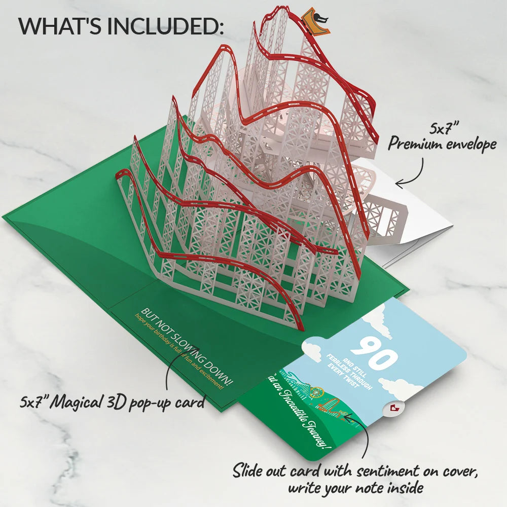 Lovepop Over the Hill 90th Birthday Pop-Up Card and Sentiment Set