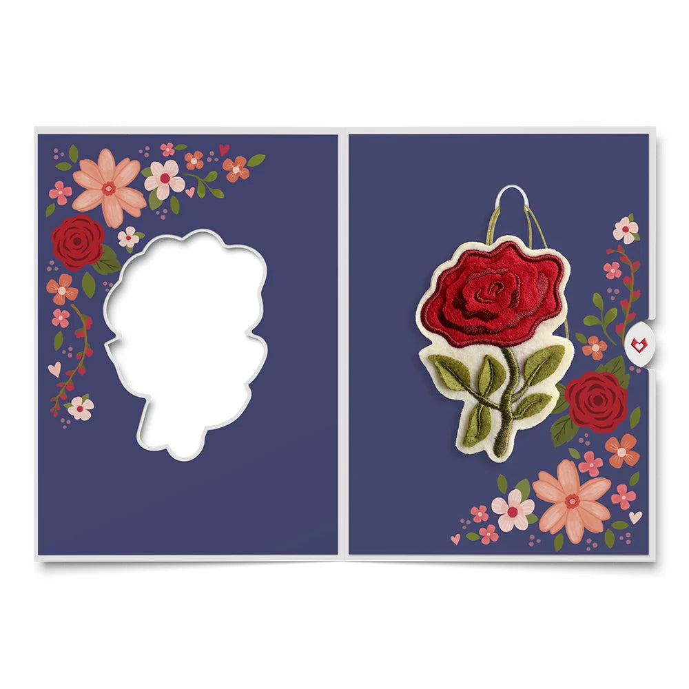 Lovepop Everlasting Rose HeartFelt Charm Card