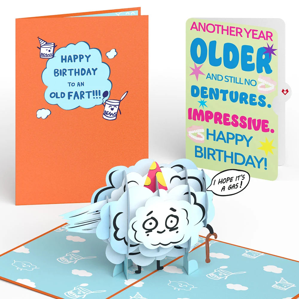Lovepop Happy Birthday to an Old Fart Pop-Up Card and Sentiment Set