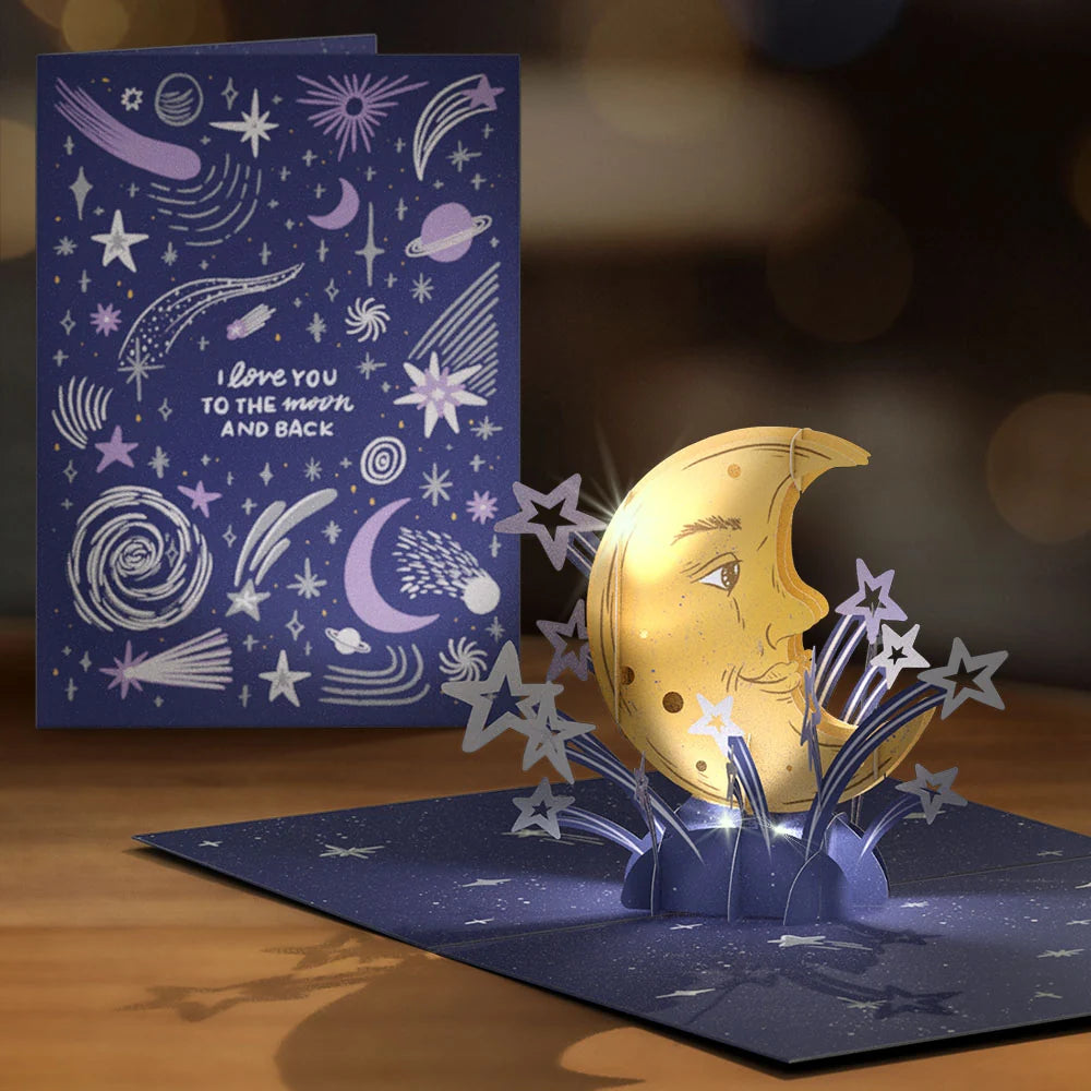 Lovepop Whimsical Love Light-Up Pop-Up Card 3-Pack
