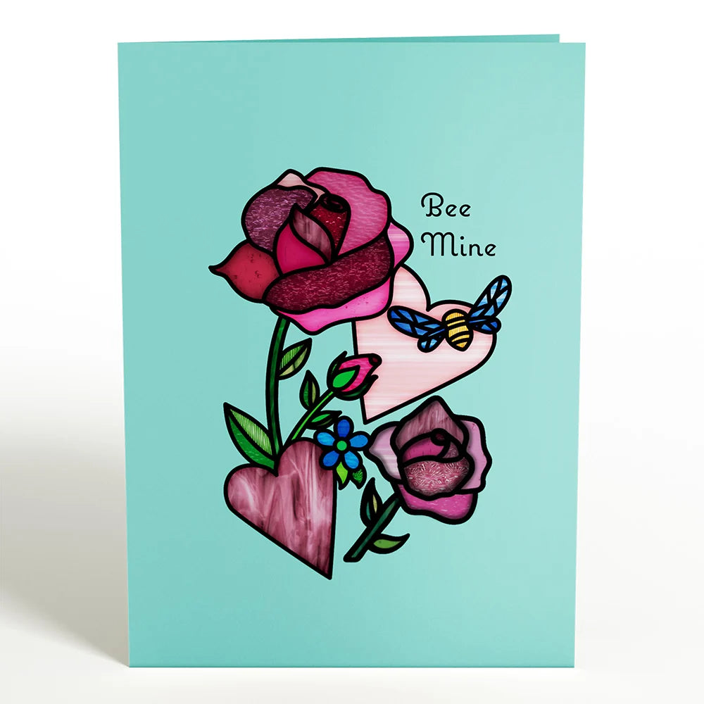 Lovepop Bee Mine Suncatcher Card