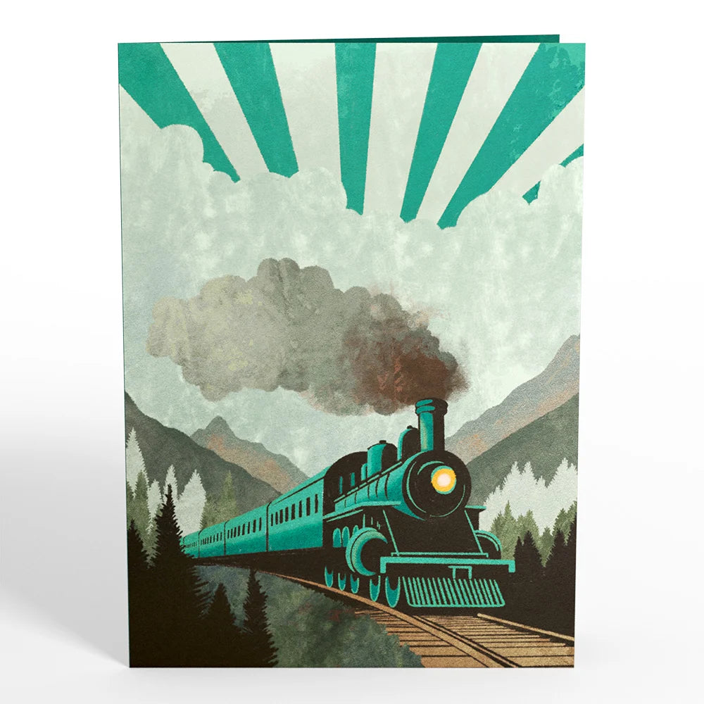 Lovepop Classic Train Pop-Up Card