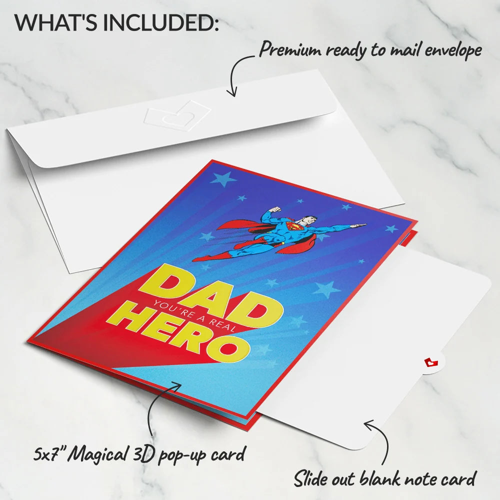 Lovepop Superman Father’s Day Pop-Up Card