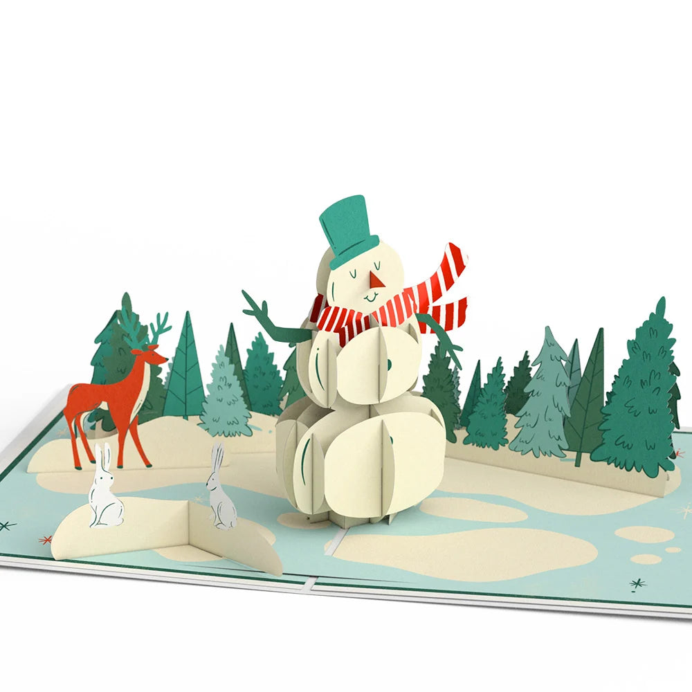 Lovepop Season’s Greetings Snowman Pop-Up Card
