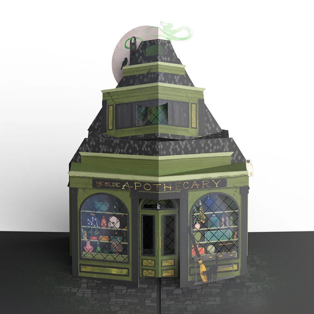 Lovepop Halloween Apothecary Pop-Up Card Bottle