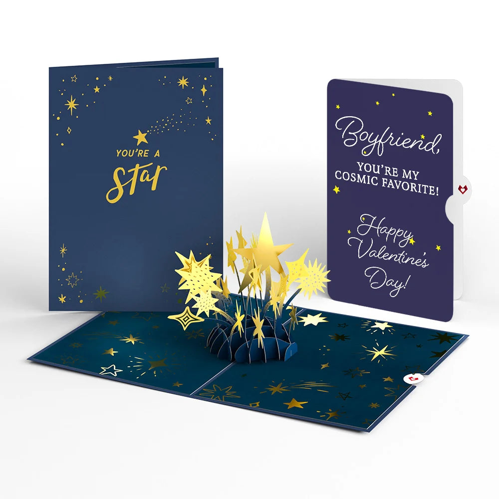 Lovepop You’re a Star Valentine Pop-Up Card and Sentiment Set for Boyfriend