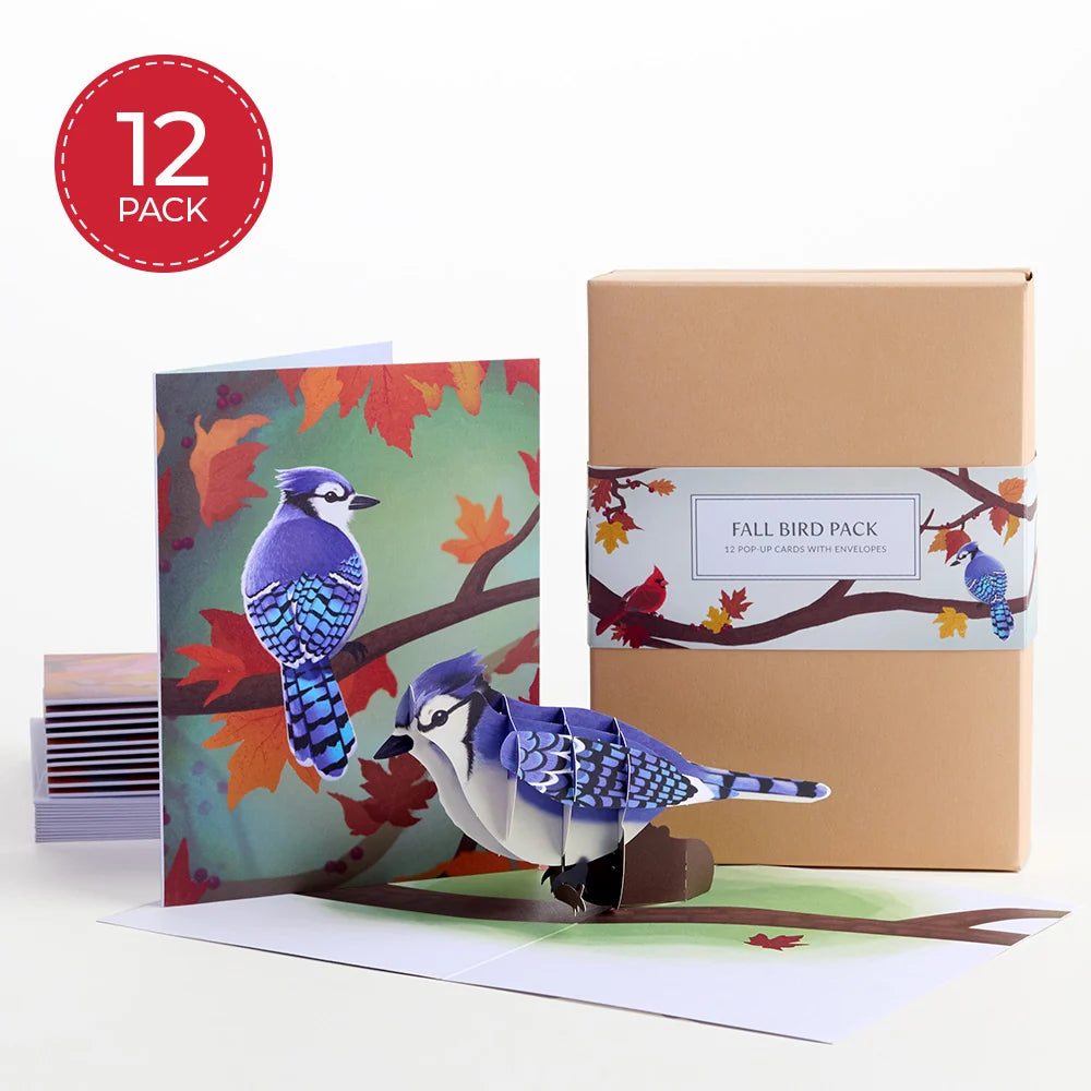 Lovepop Seasonal Birds Box Set Bundle (Assorted 36-Pack): Paperpop Card