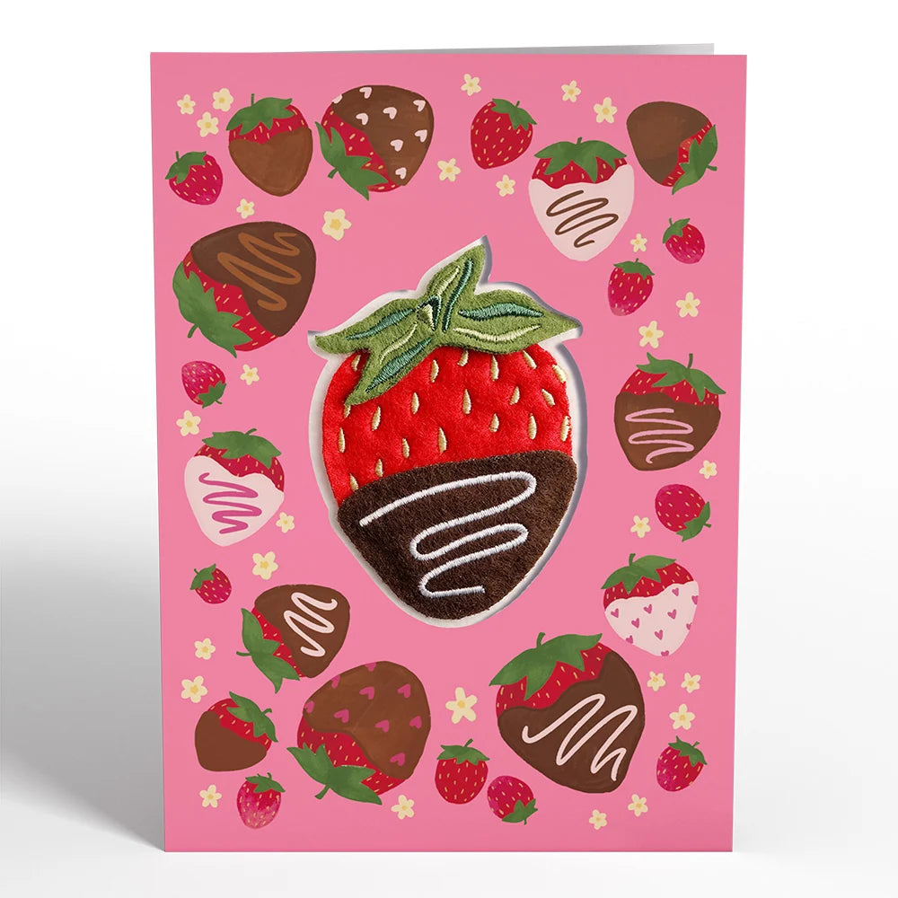 Lovepop Sweet Strawberry HeartFelt Charm Card