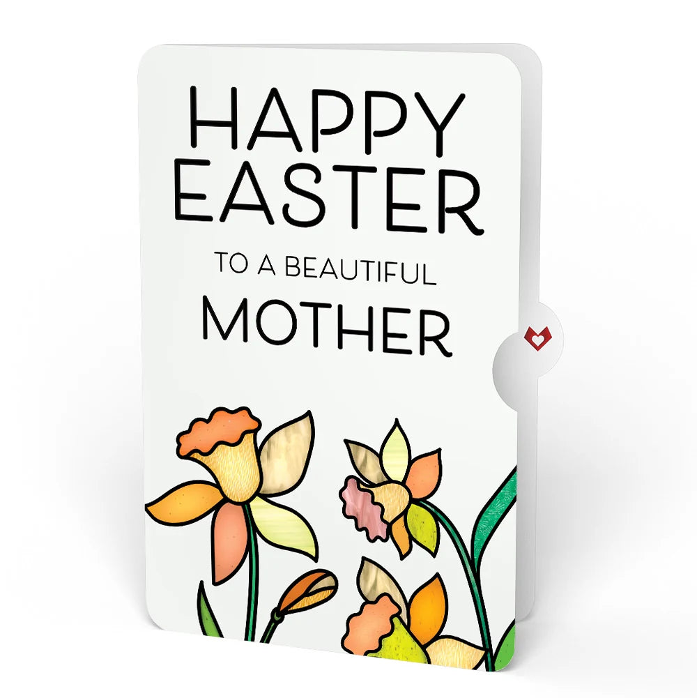 Lovepop Sunny Daffodil Easter Heartfelt Charm Card and Sentiment Set for Mom Bag