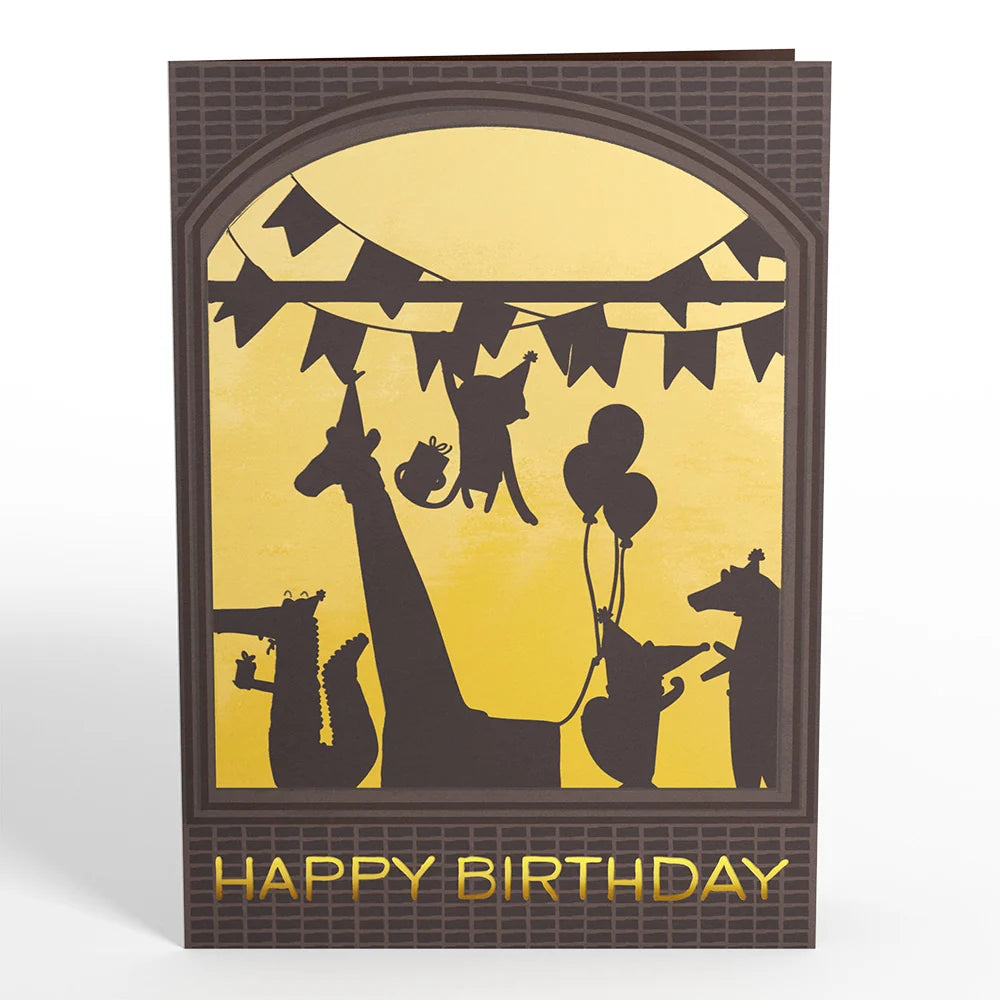 Lovepop Party Animals Birthday Pop-Up Card
