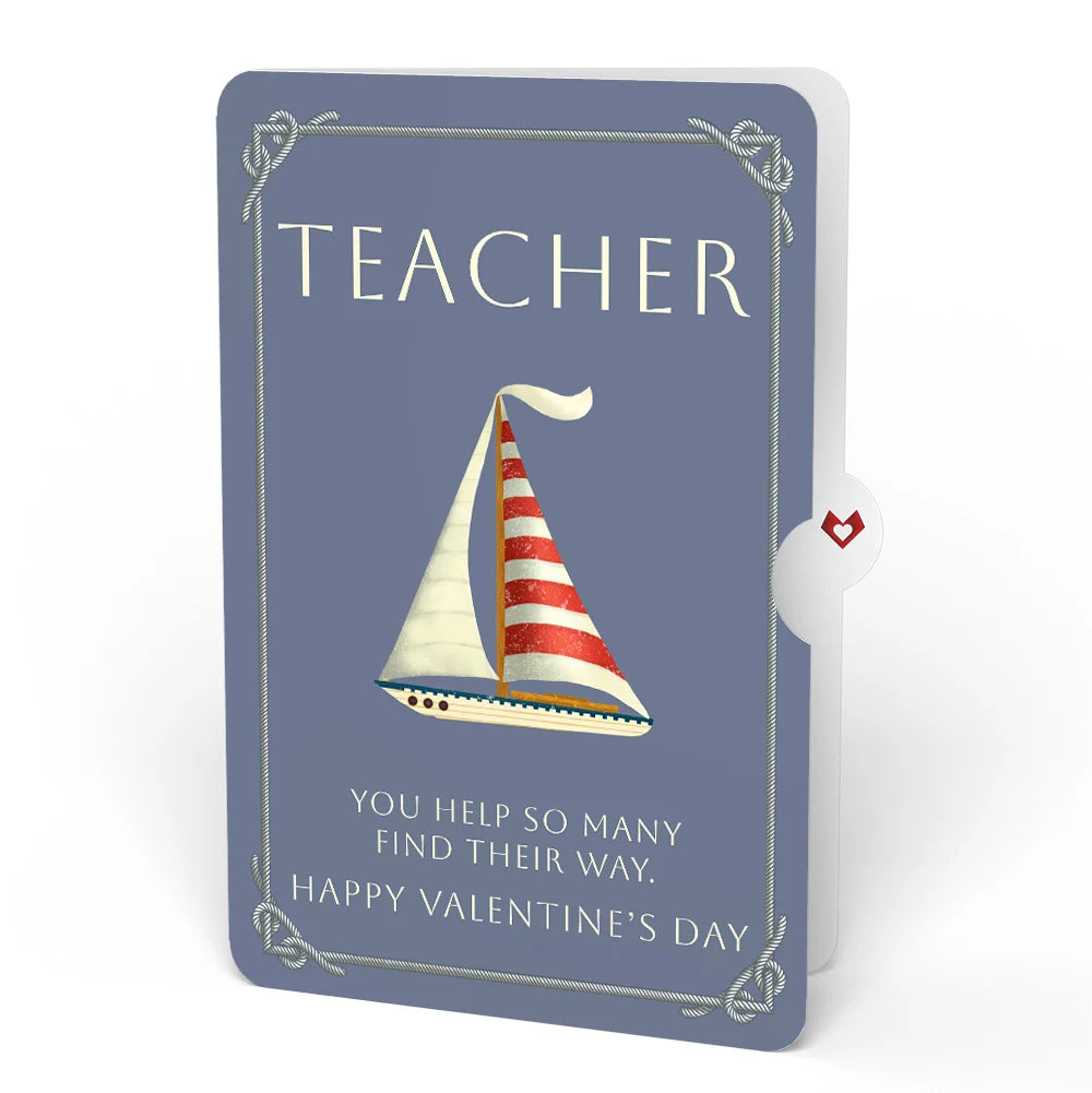 Lovepop ‘Ahoy There’ Valentine Plushpop Card and Sentiment Set for Teacher