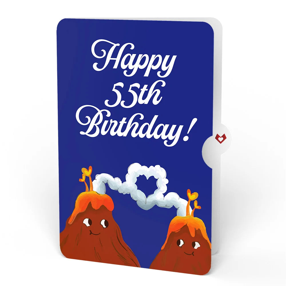 Lovepop I Lava You 55th Birthday Light-Up Pop-Up Card and Sentiment Set