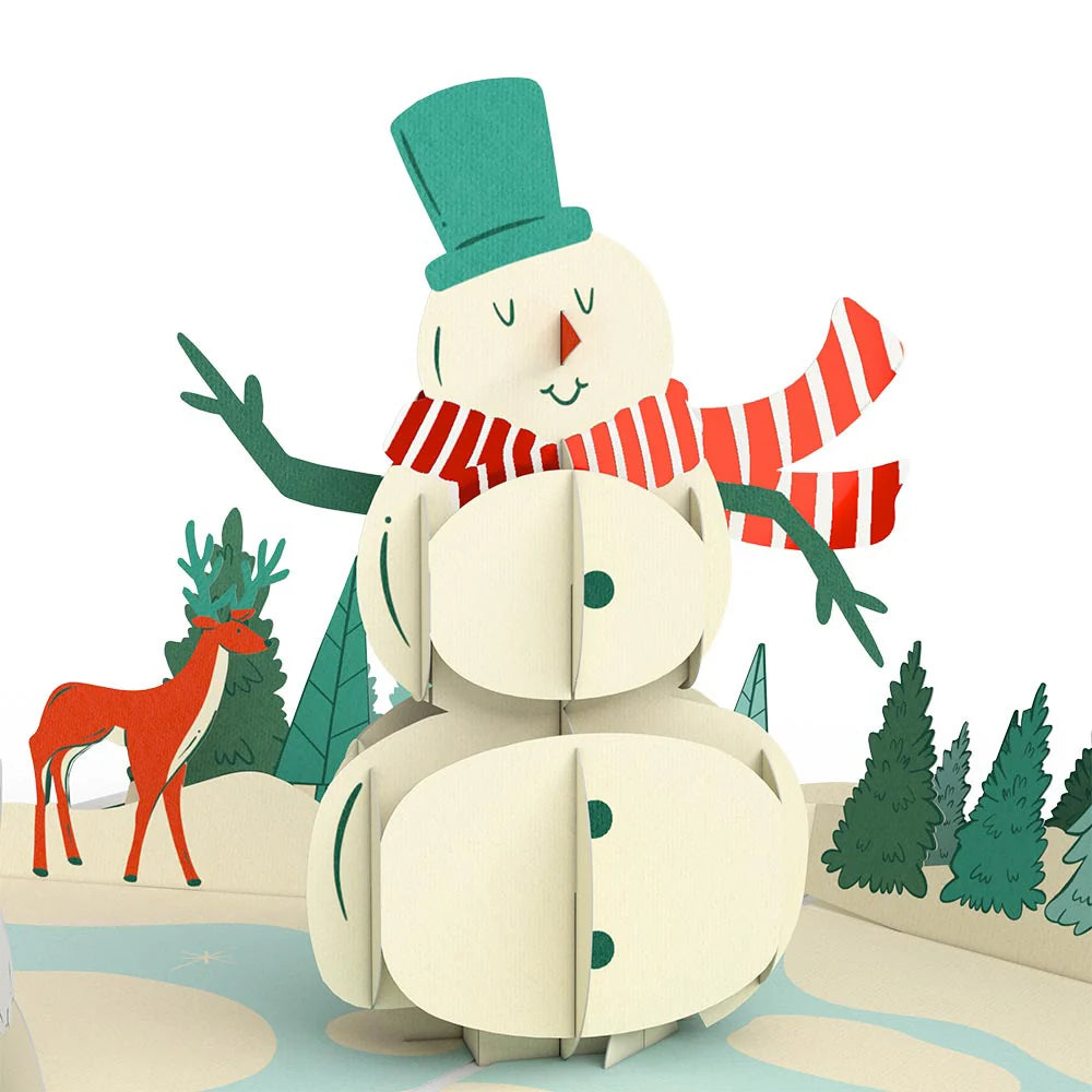 Lovepop Season’s Greetings Snowman Pop-Up Card