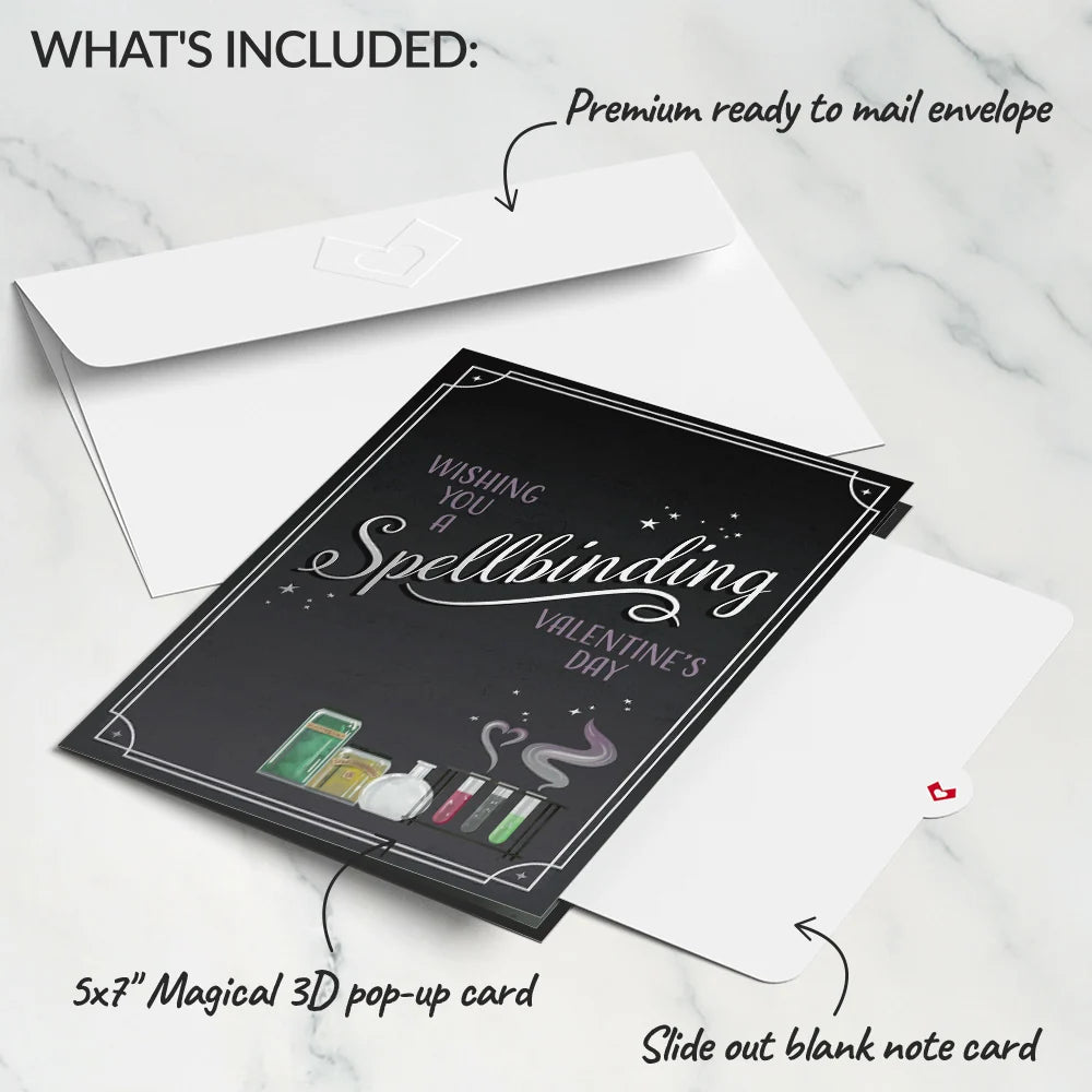Lovepop Harry Potter Spellbinding Valentine’s Day Pop-Up Card Bottle