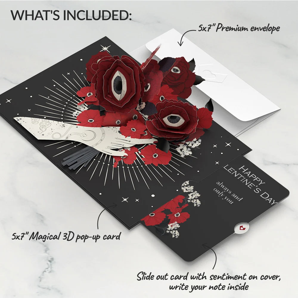 Lovepop Only Have Eyes for You Valentine Pop-Up Card and Sentiment Set