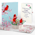 Lovepop Cherry Blossom Basket with Cardinals Mother’s Day Pop-Up Card and Sentiment Set for Grandma