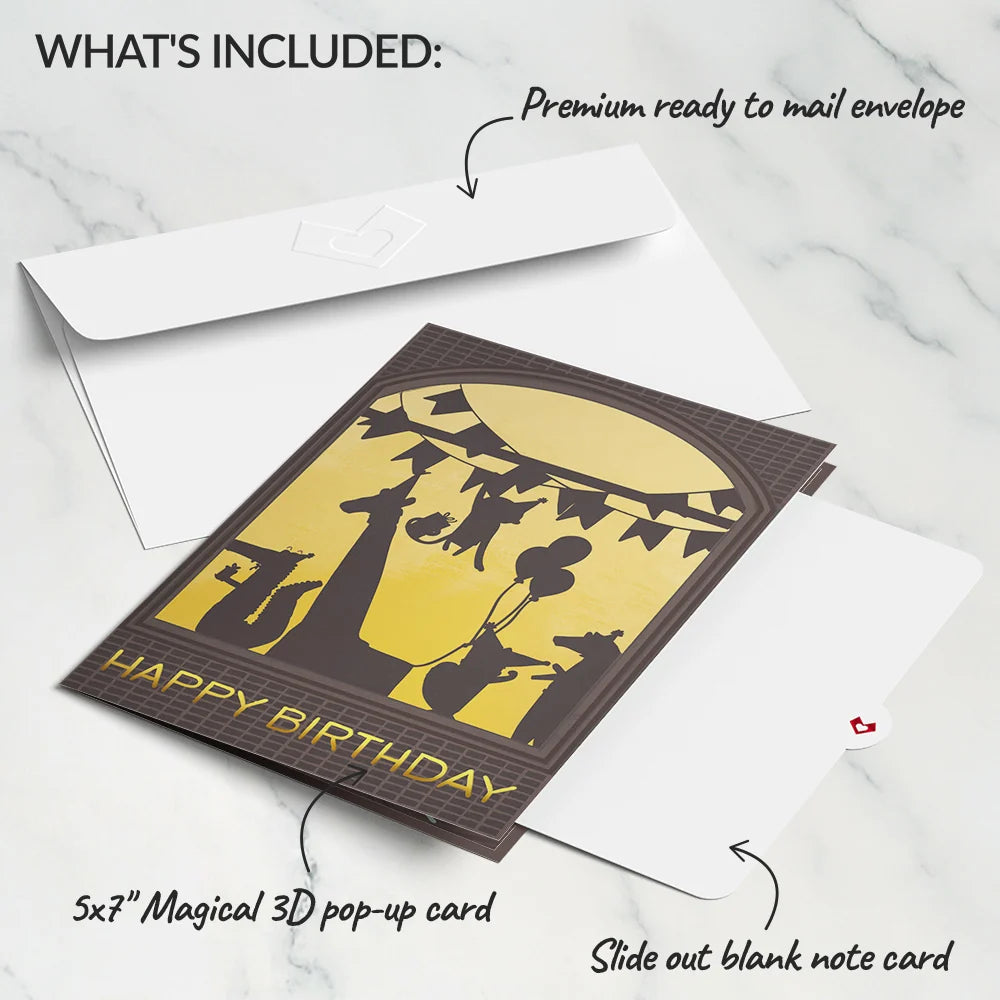 Lovepop Party Animals Birthday Pop-Up Card