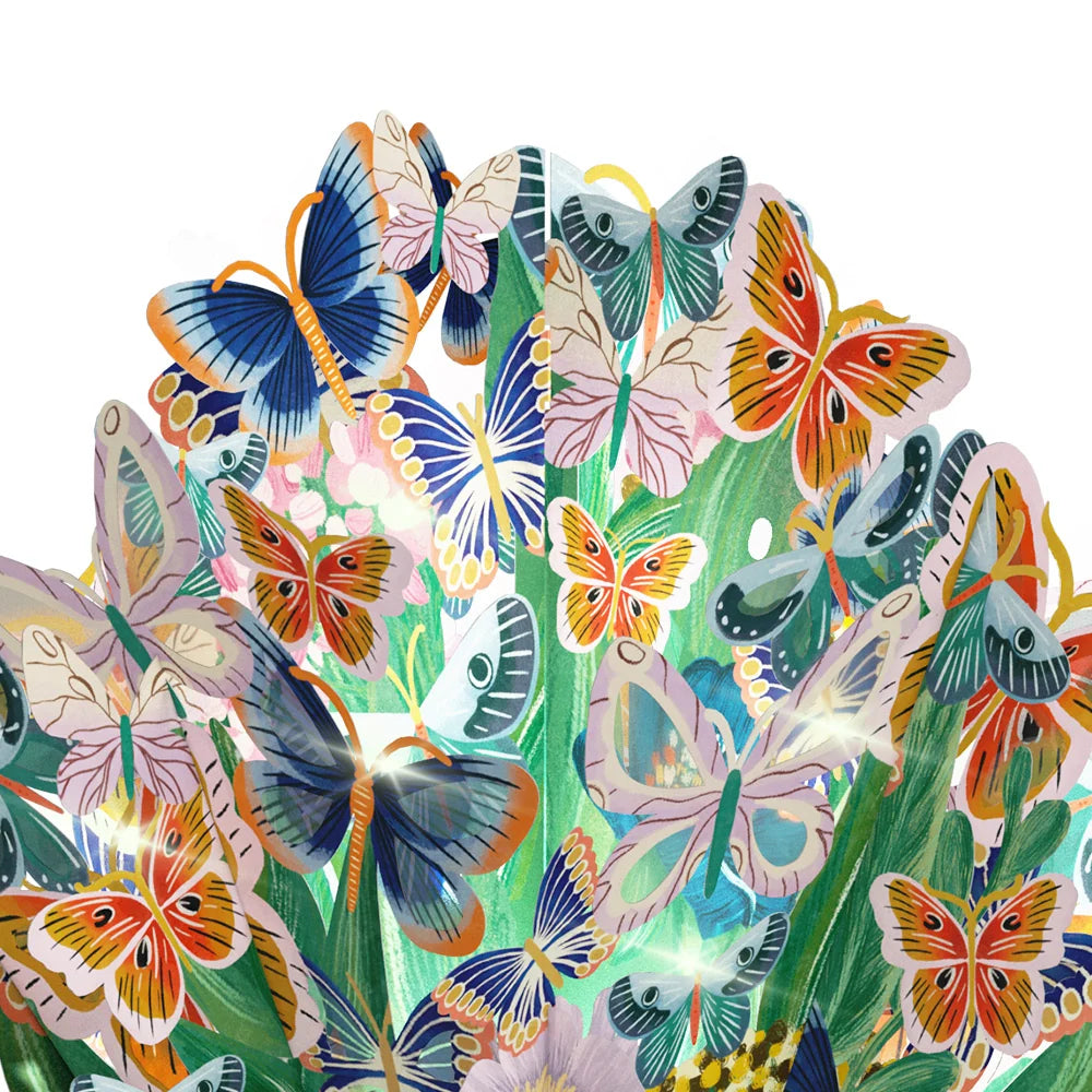 Lovepop Butterfly Garden Easter Light-Up Bouquet and Sentiment Set for Daughter Vase