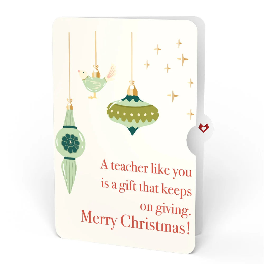Lovepop Meowy Cat-mess Christmas Pop-Up Card and Sentiment Set for Teacher Cream