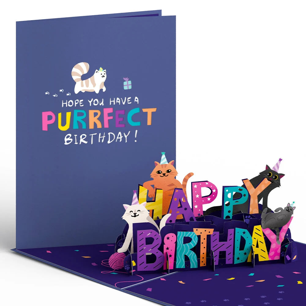 Lovepop Birthday Cats 5-Pack