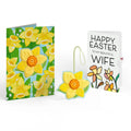 Lovepop Sunny Daffodil Easter Heartfelt Charm Card and Sentiment Set for Wife Bag