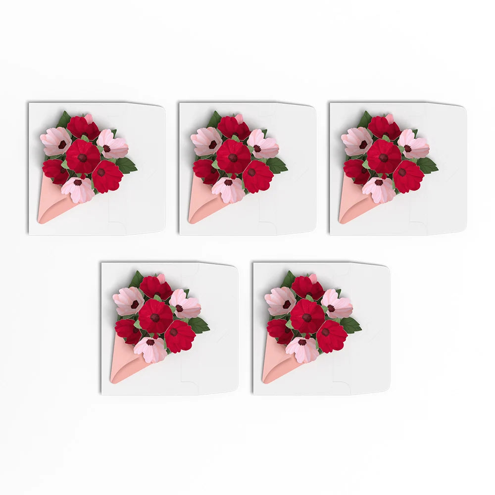 Lovepop Rosy Ruby Little Blooms (Notecard 5-Pack)
