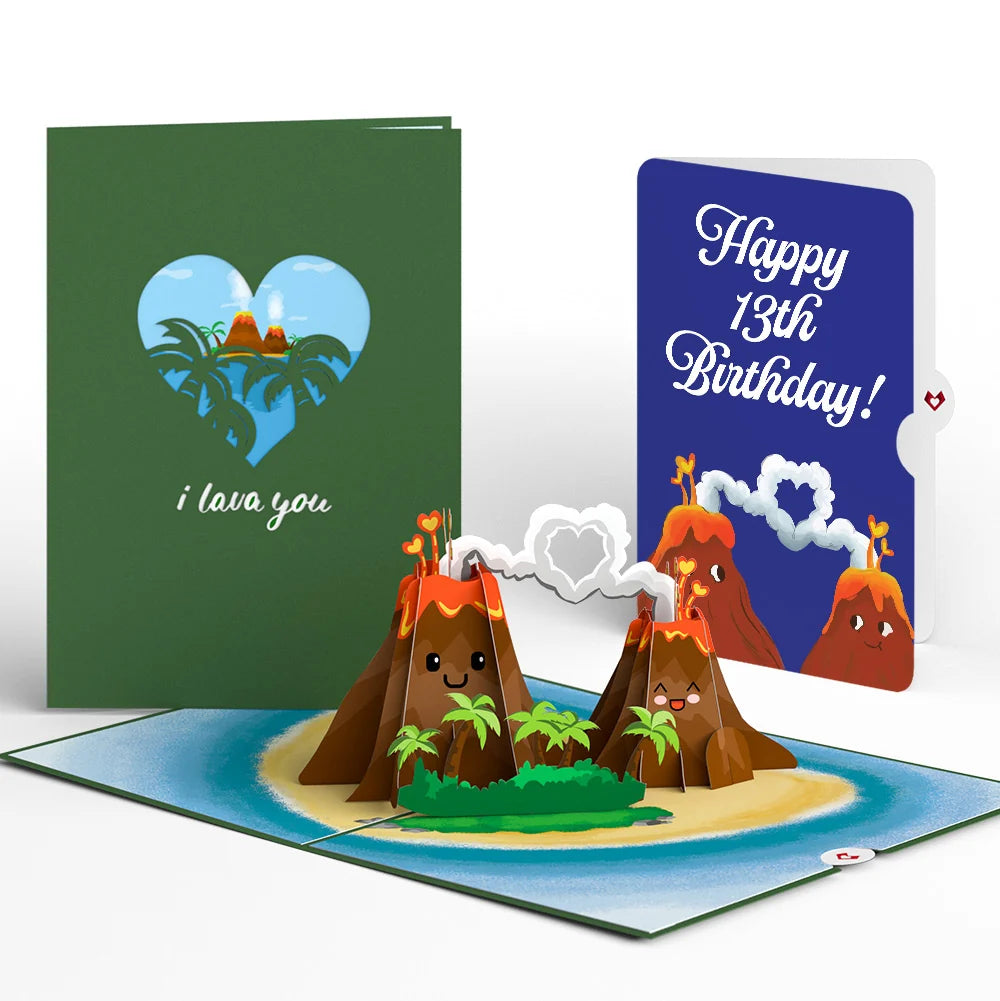 Lovepop I Lava You 13th Birthday Pop-Up Card and Sentiment Set