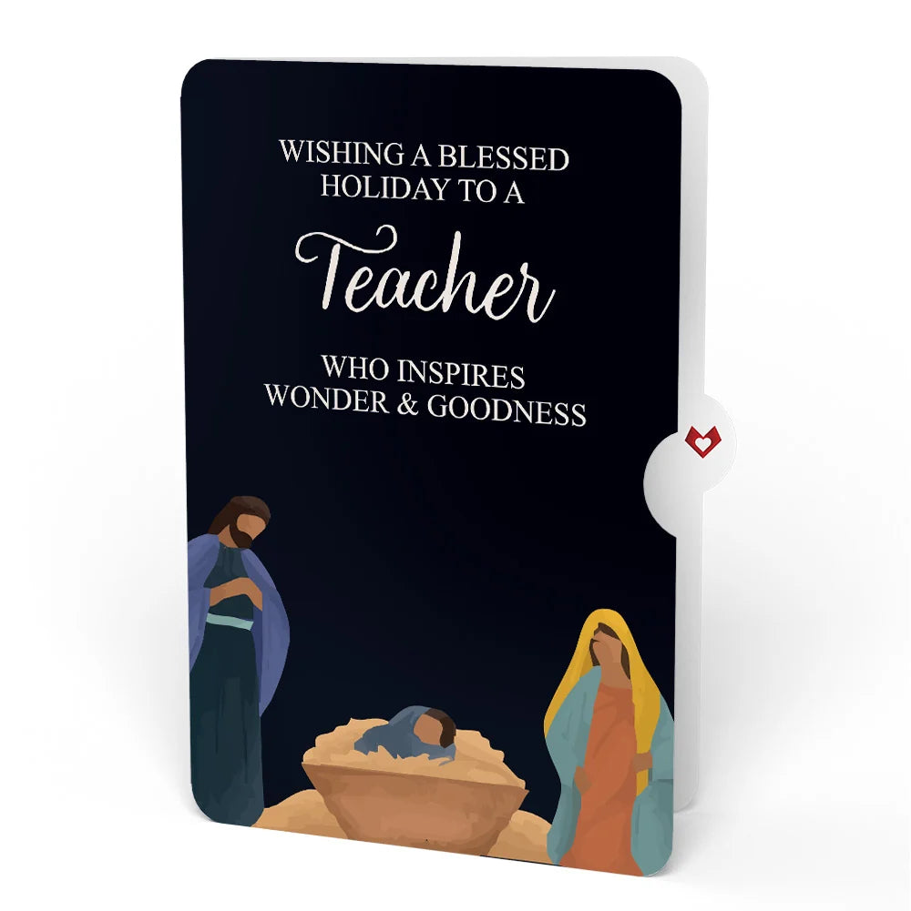 Lovepop Stained Glass Christmas Chapel Pop-Up Card and Sentiment Set for Teacher