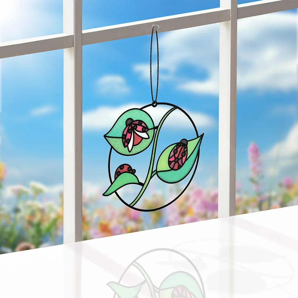 Lovepop Small Things with Big Meaning Ladybug Suncatcher Card