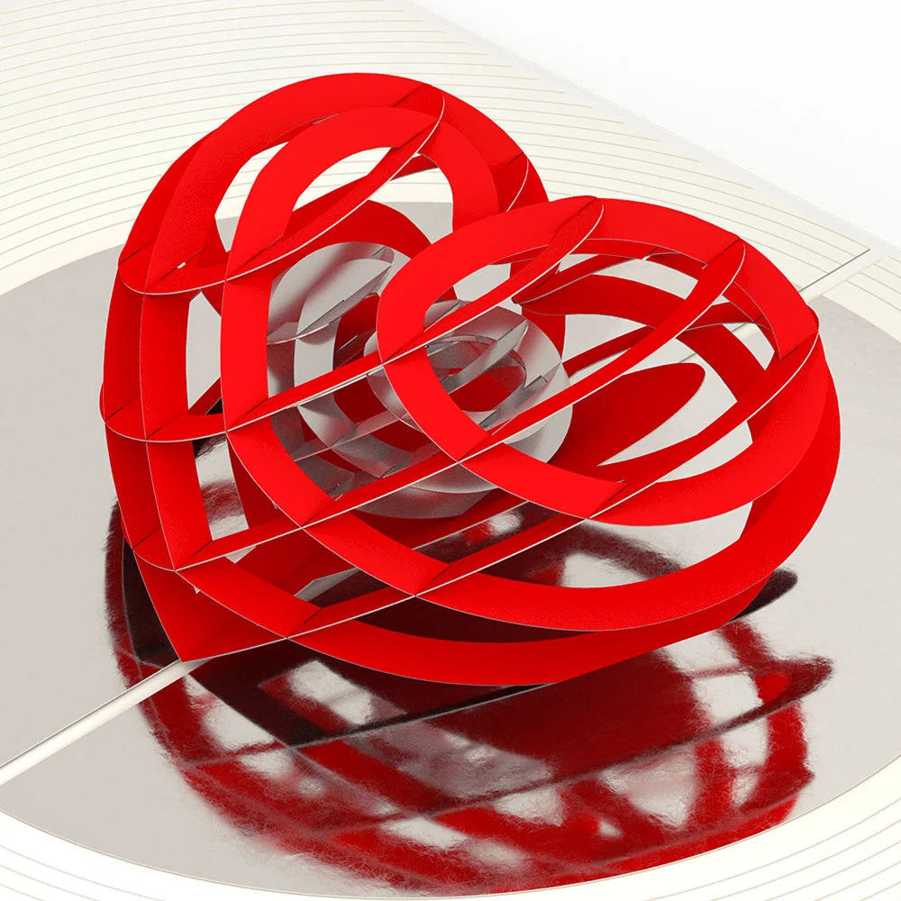 Lovepop OK Go: Love Pop-Up Card and Layered Heart Anniversary Sentiment Set