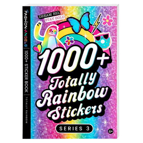 1000+ Totally Rainbow Super Colourful Stickers Cream