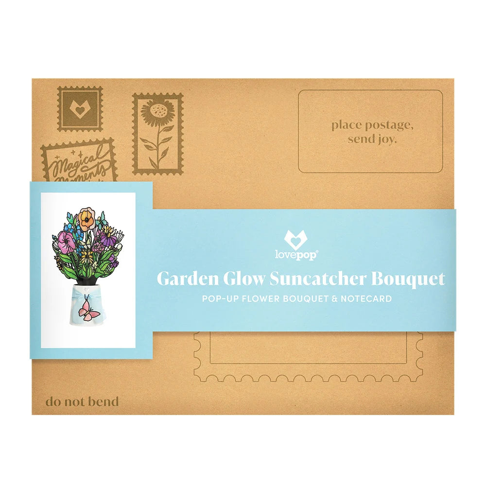 Lovepop Just Because Butterfly Pop-Up Card & Suncatcher Bouquet Bundle