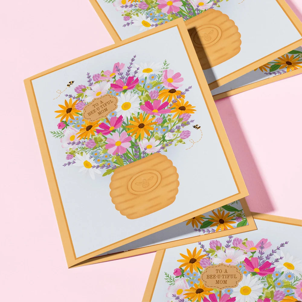 Lovepop ‘Bee-u-tiful Mom’ Queen Bee Plushpop Card