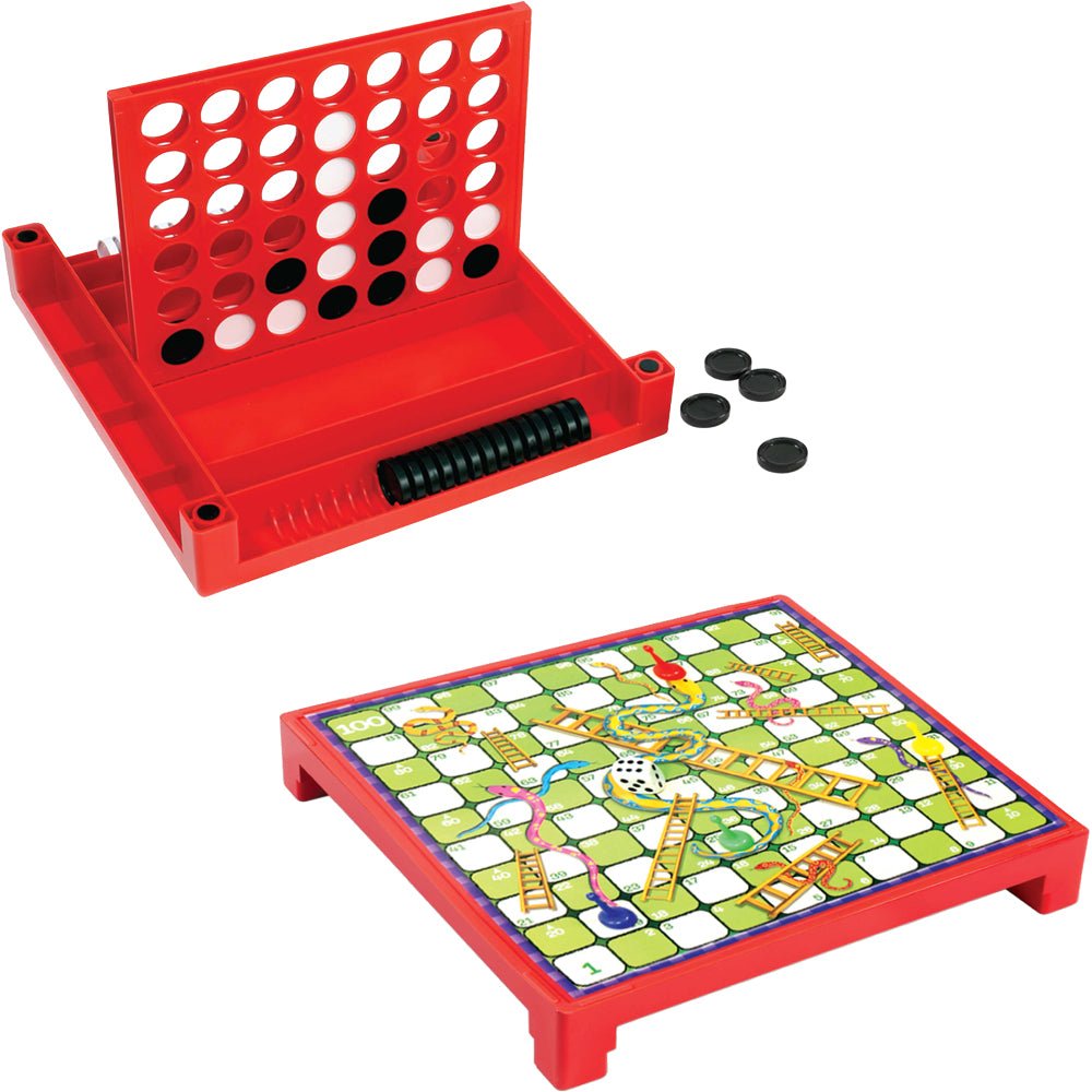 4-in-a-row & Snakes and Ladders Combo