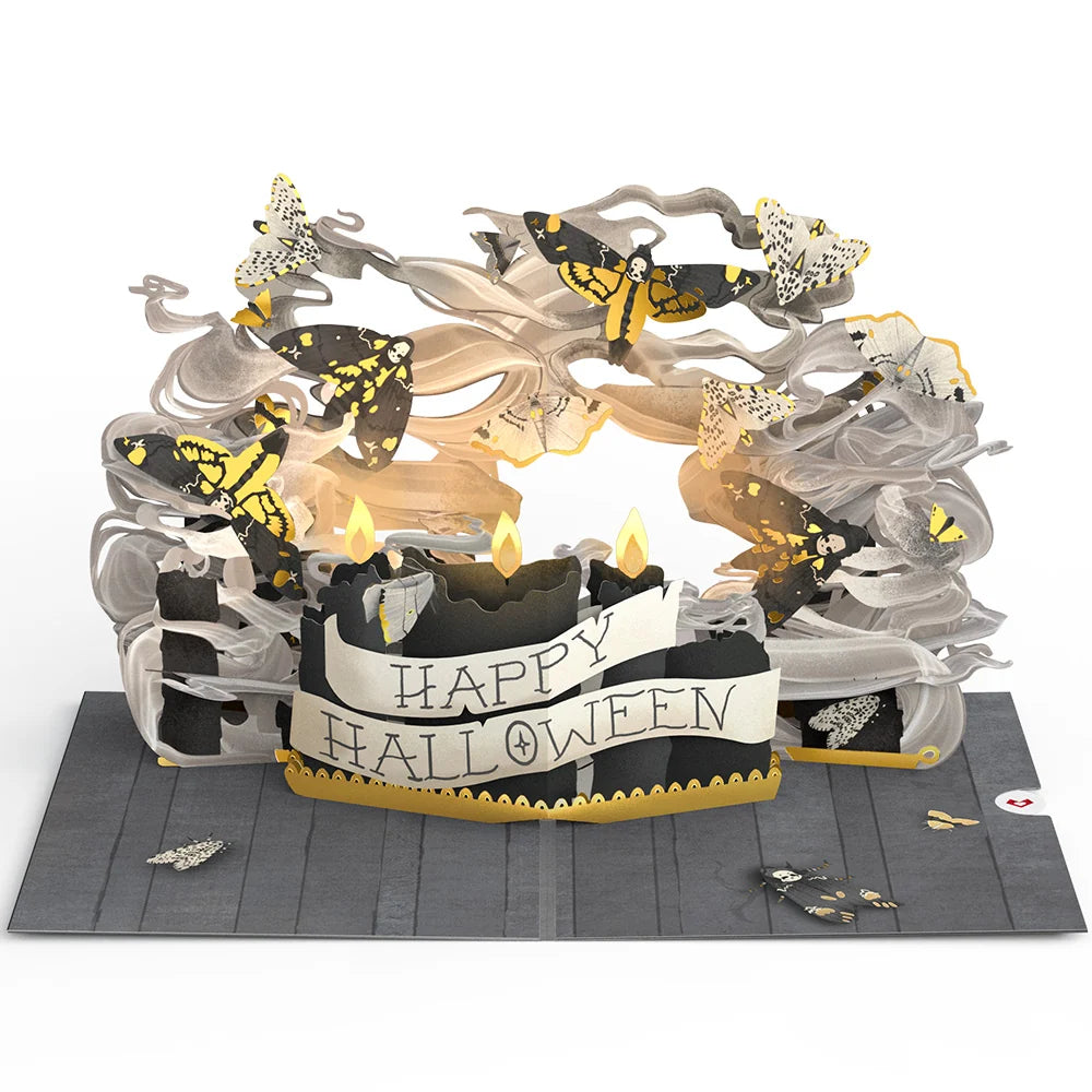 Lovepop Halloween Candlelight Light-Up Pop-Up Card Candle
