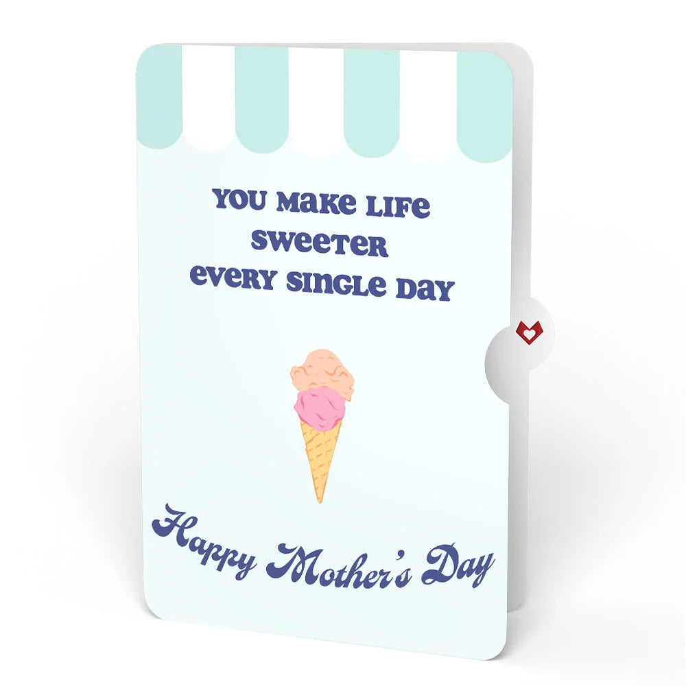 Lovepop Sweet Day Ice Cream Mother’s Day Pop-Up Card and Sentiment Set for Mom