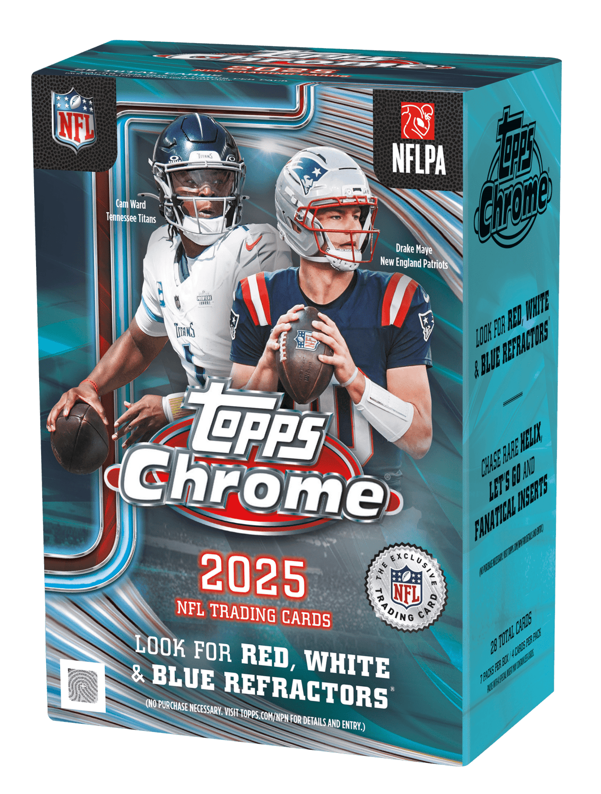 2025 TOPPS Chrome Football – Value Box