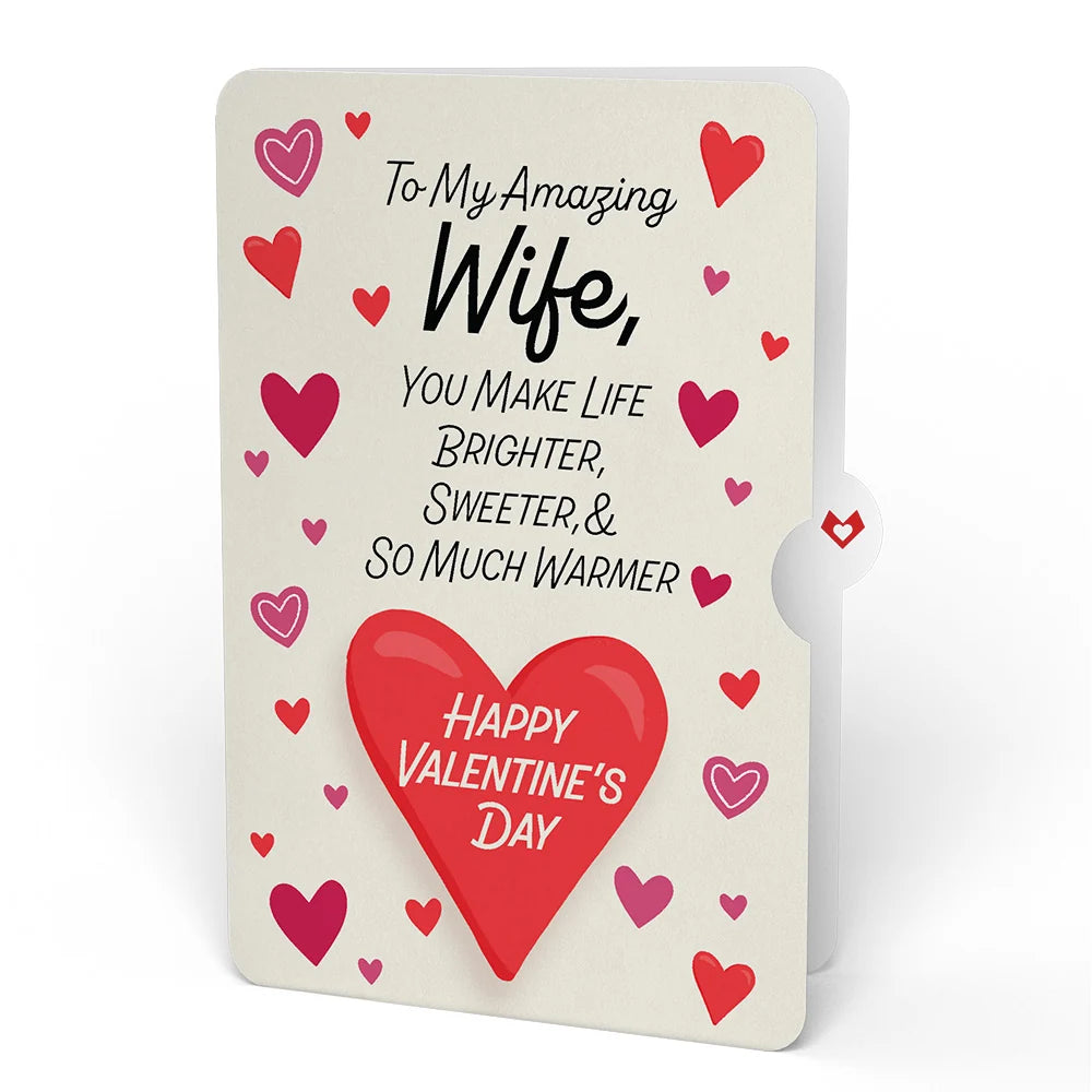 Lovepop You Make My Heart Purr Cat Valentine Bouquet and Sentiment Set for Wife Vase
