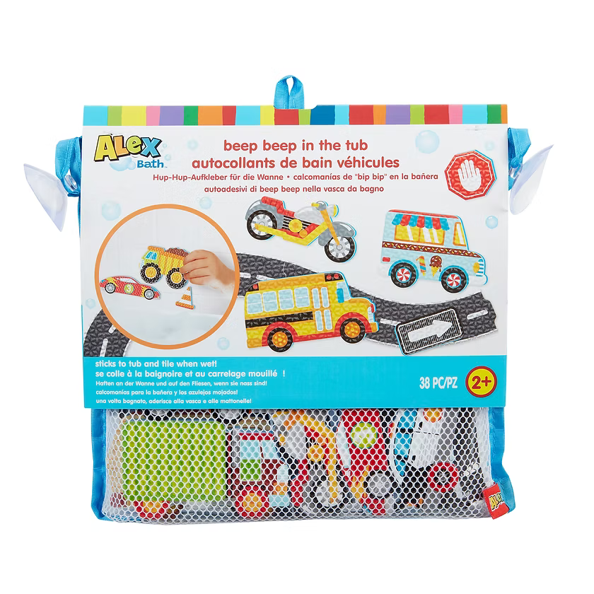 Alex – Bath – Beep Beep Stickers In the Tub Cream