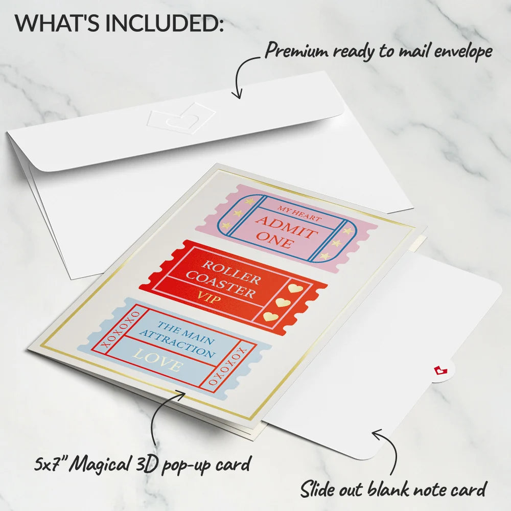 Lovepop Love Rollercoaster Pop-Up Card