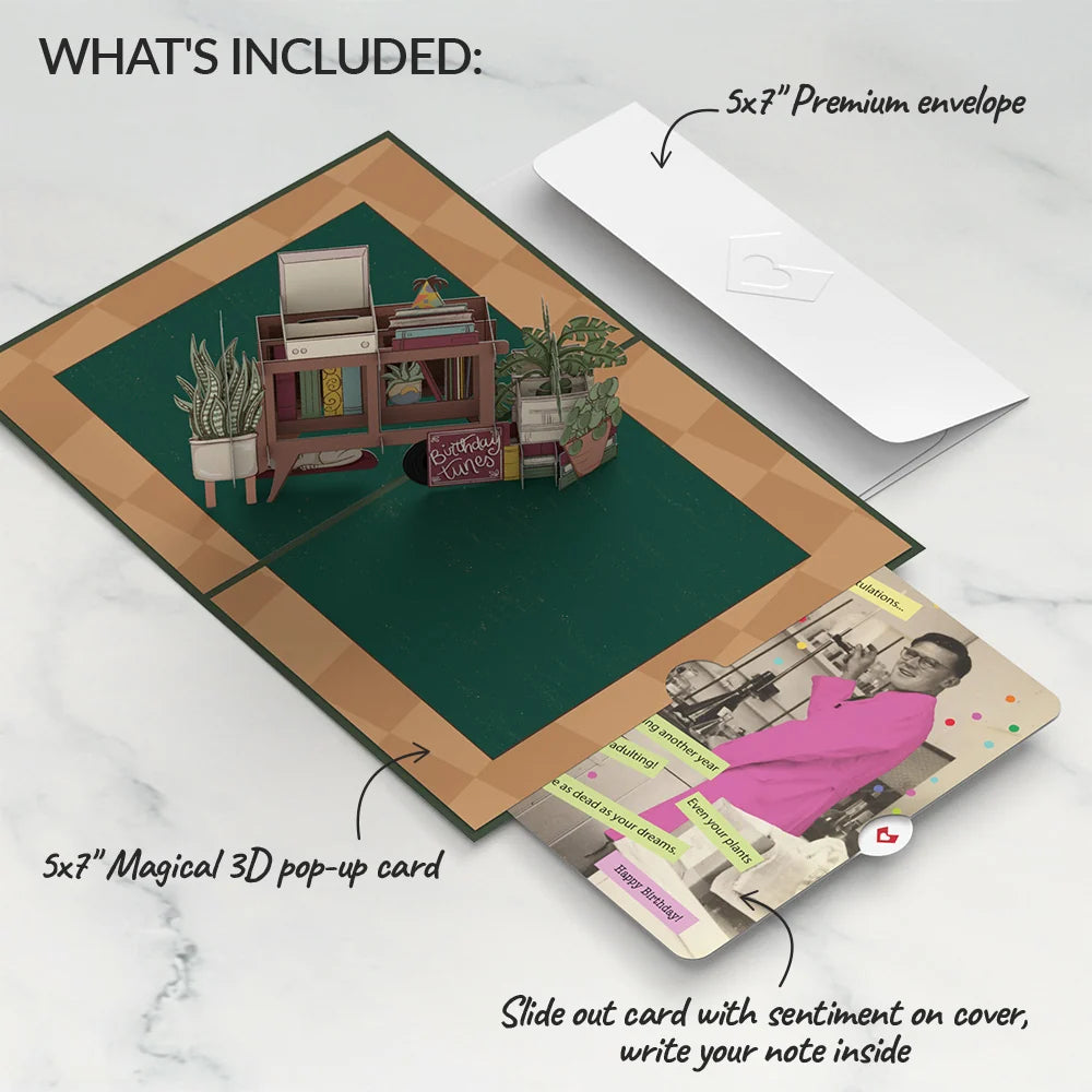Lovepop Birthday Houseplants Pop-Up Card and Sentiment Set